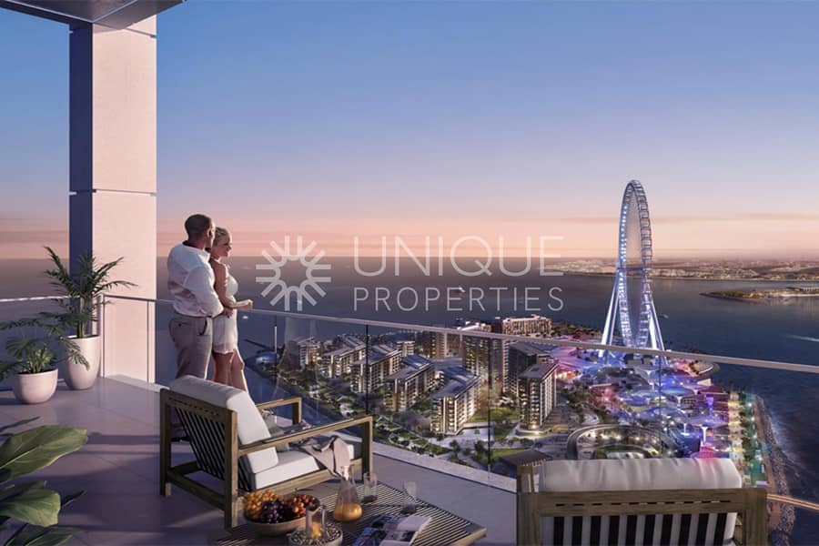 Exclusive|High Floor|Full Sea and Ain Dubai Views