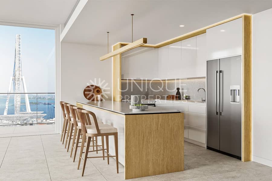 Exclusive|High Floor|Full Sea and Ain Dubai Views - Image 9