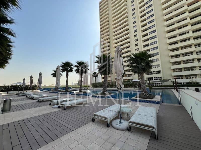 High Floor | Fully Furnished | Pool View - Image 11