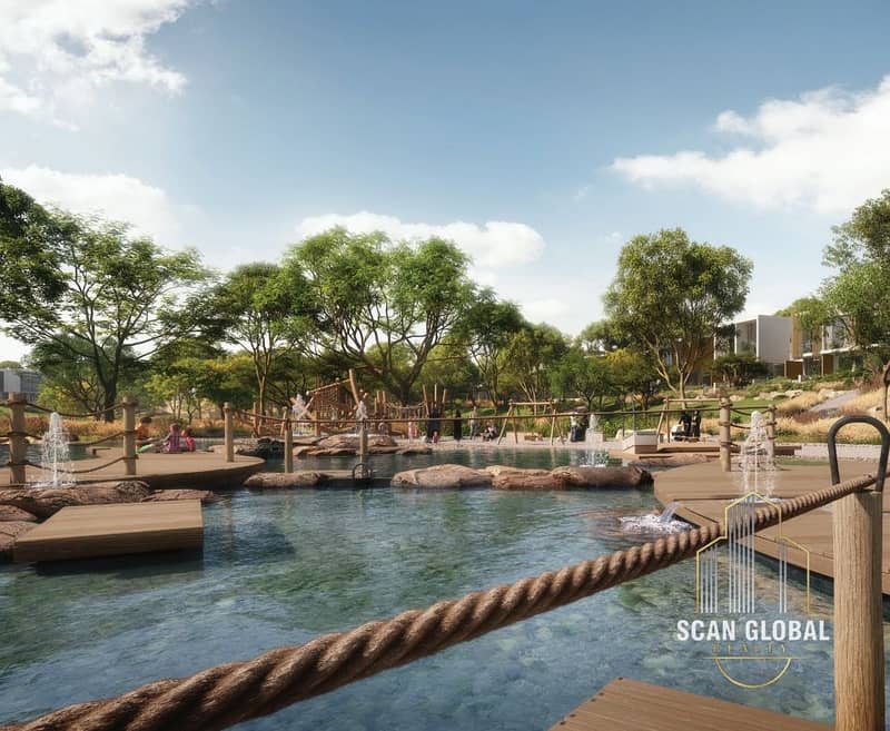 Luxury 4BR Shamsa Townhouse in Expo Valley | AED 6.5M | Corner Unit with Full Overlooking the Wadi