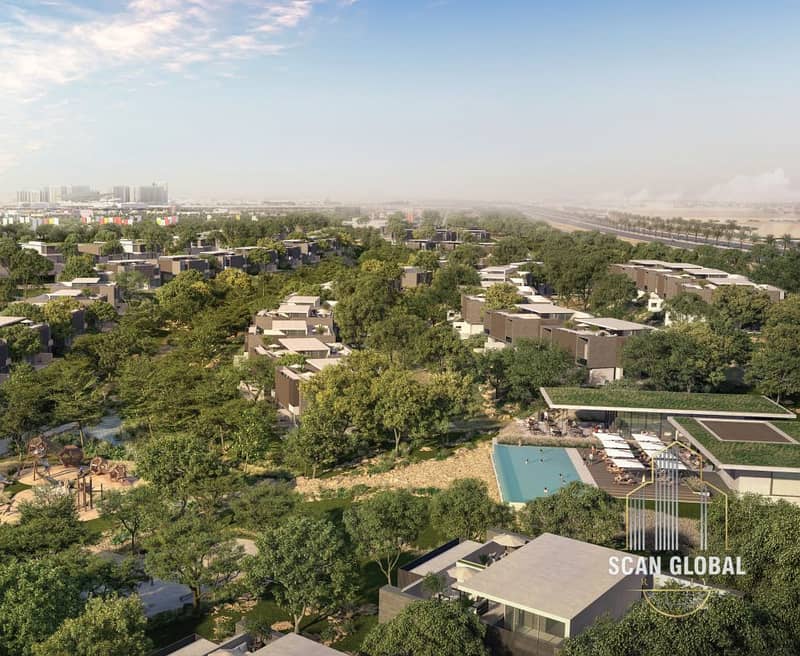 Luxury 4BR Shamsa Townhouse in Expo Valley | AED 6.5M | Corner Unit with Full Overlooking the Wadi - Image 6