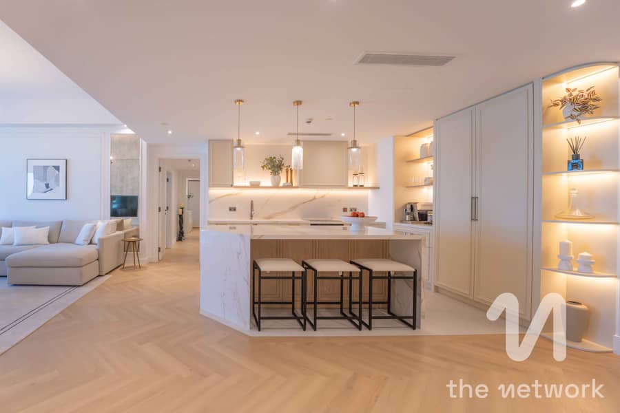 Brand New Renovation | Sea And Burj Views | Vacant