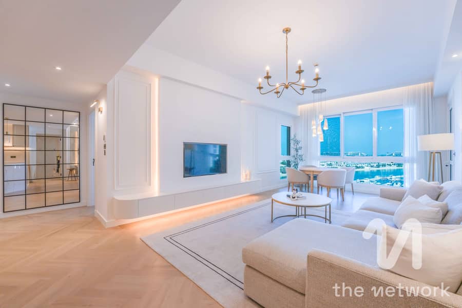 Brand New Renovation | Sea And Burj Views | Vacant