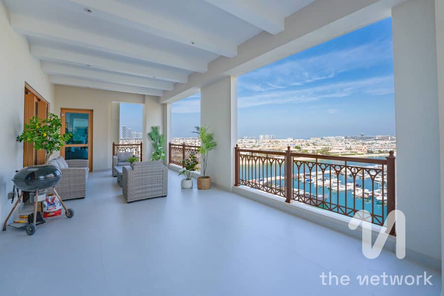Brand New Renovation | Sea And Burj Views | Vacant