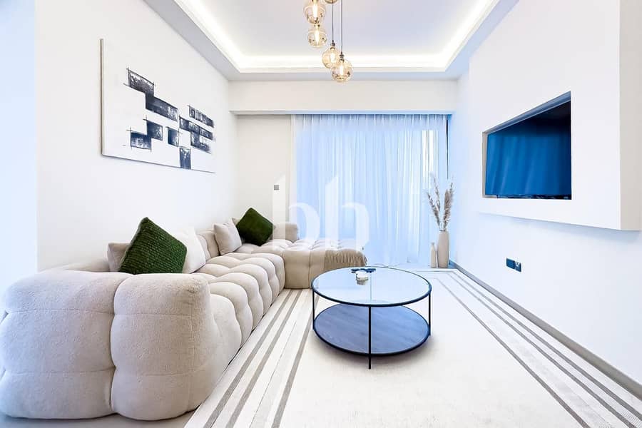 Furnished 2BR | Full Burj View | Corner Unit