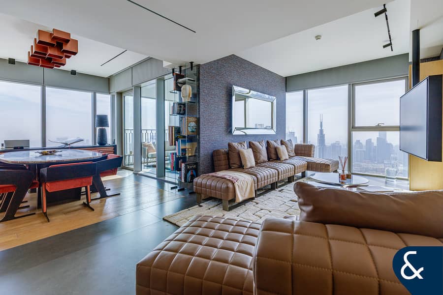 High Floor | Burj Views | Furnished | 4 Beds