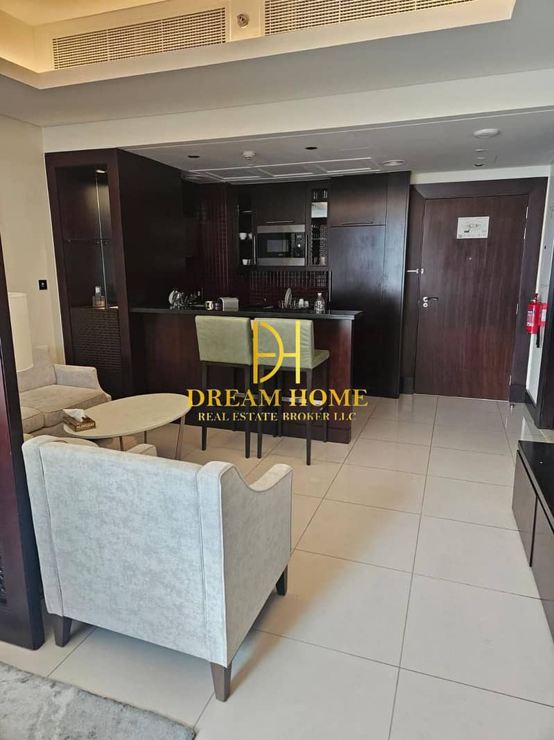 Luxury Furnished Studio in Address Downtown | Prime Location