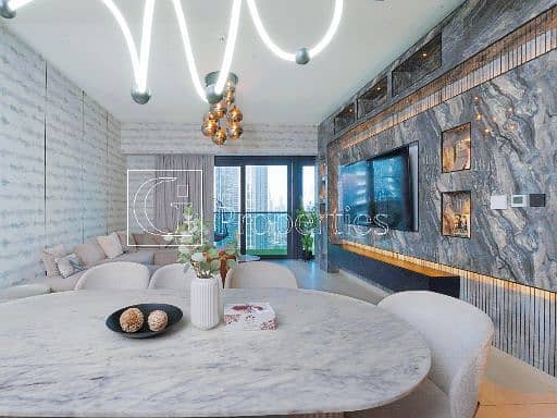 Burj Khalifa View | Fully Upgraded | 3BR+Maid