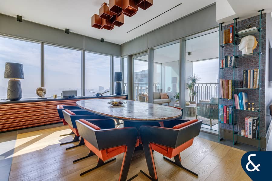 High Floor | Burj Views | Furnished | 4 Beds