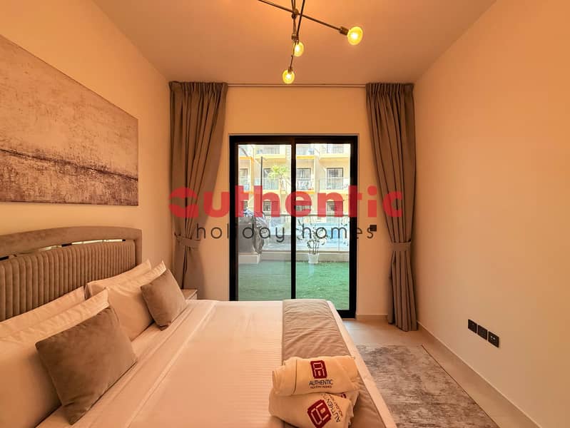 Pool View | Elegant High-End Apartment - Image 7