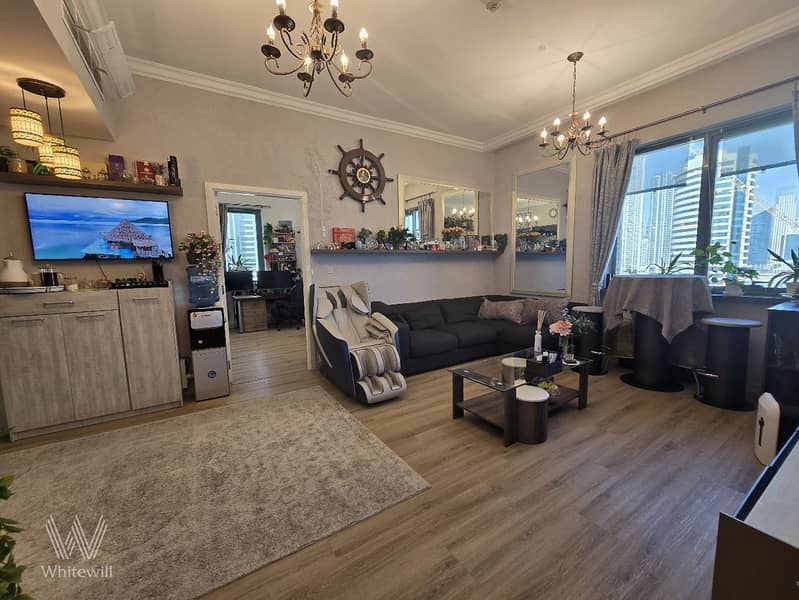 Living with Burj Khalifa and Canal View|Furnished