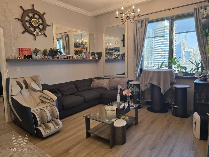 Living with Burj Khalifa and Canal View|Furnished