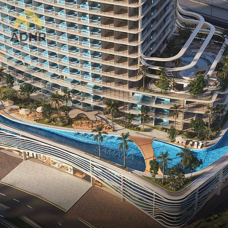 Luxury one-bedroom resort-style apartment | Private pool | Semi-furnished | 1% down payment over 70 months