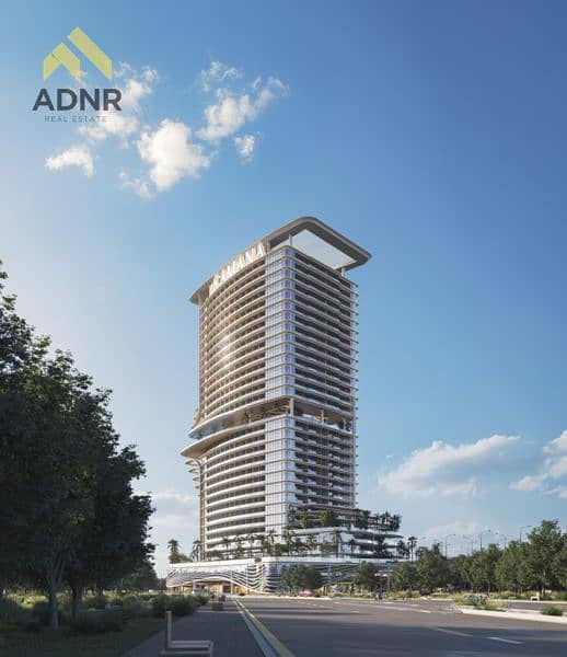 Luxury one-bedroom resort-style apartment | Private pool | Semi-furnished | 1% down payment over 70 months