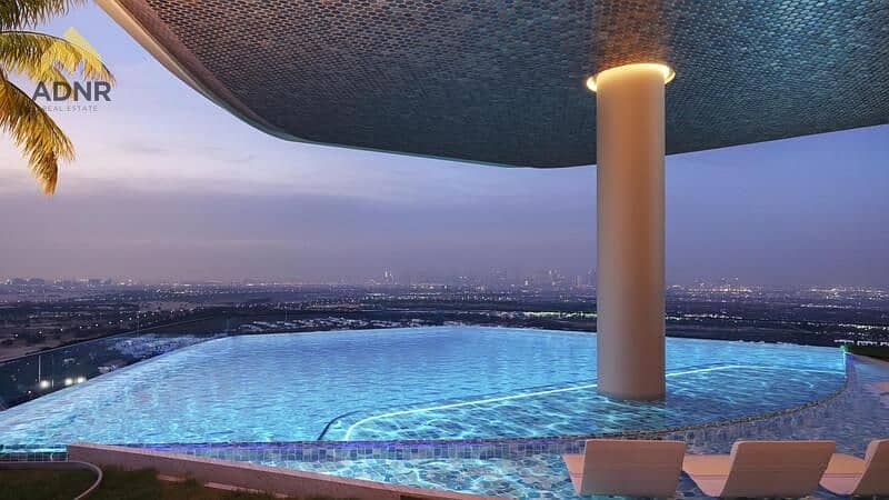 Luxury one-bedroom resort-style apartment | Private pool | Semi-furnished | 1% down payment over 70 months