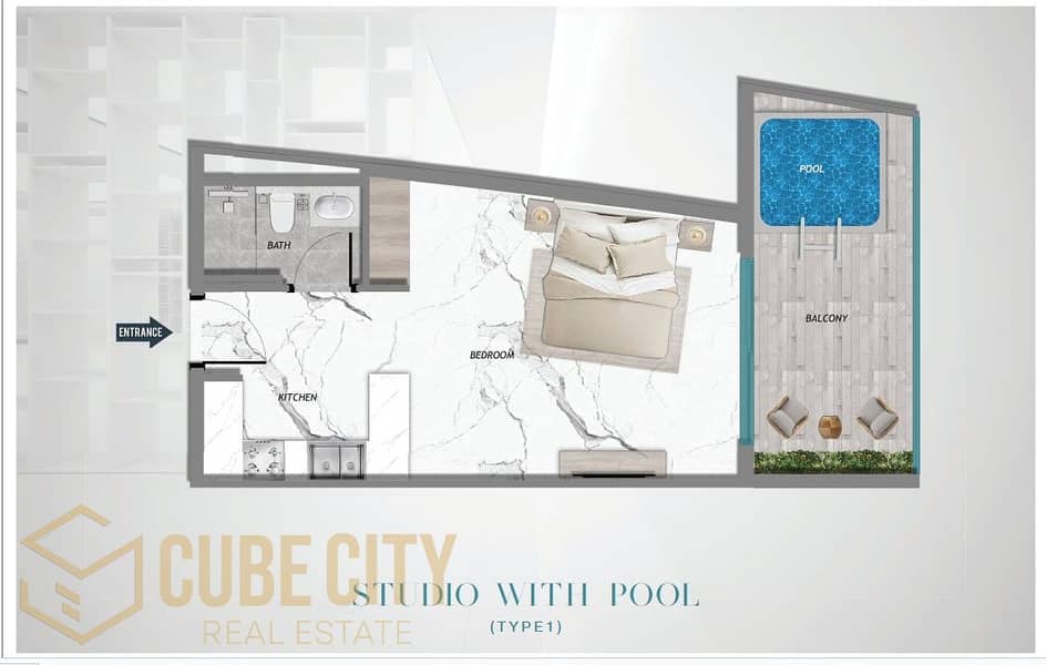 Post Handover 3.5 years | 4k per month | studio + pool | community view - Image 30