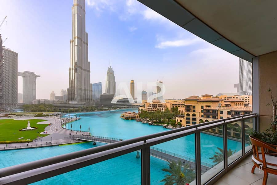 Full Fountain and Burj Khalifa View - Image 8