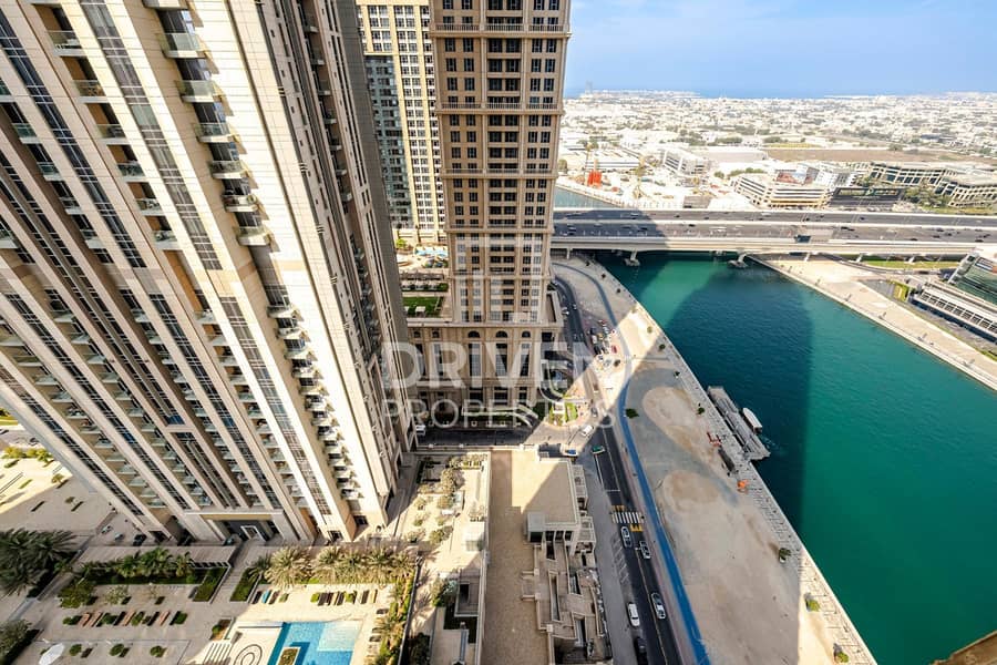 Canal and Amenities Views | Vacant | High Floor - Image 10