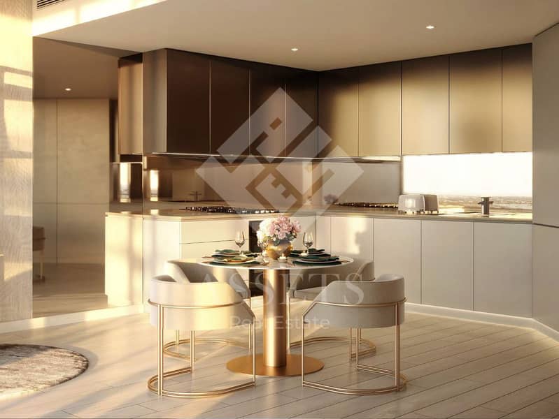 Luxury 1BR Apartment | Front View - Creek and MBR