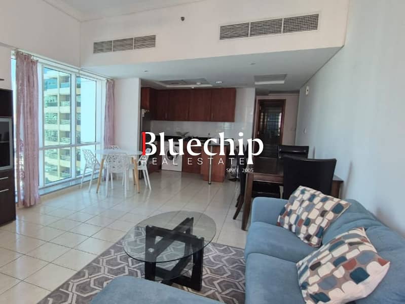 Modern Furnished 1BR | Lake & Skyline Views