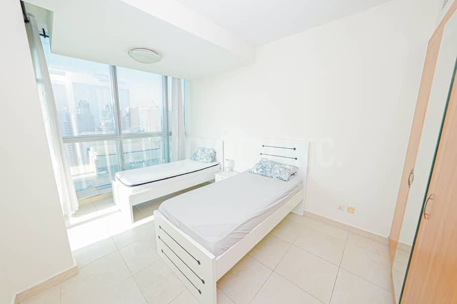 Spacious 2BR with Open Marina View | Near Metro | 125K