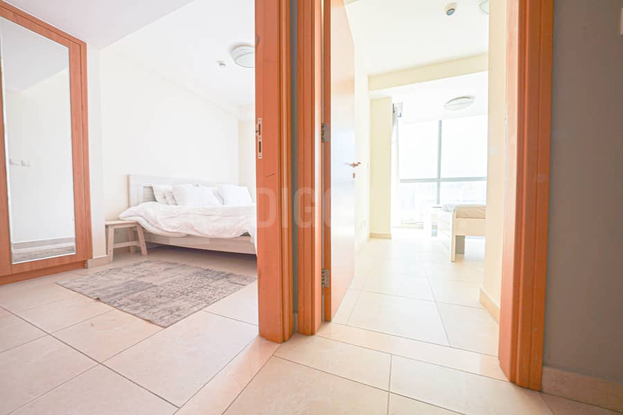 Spacious 2BR with Open Marina View | Near Metro | 125K