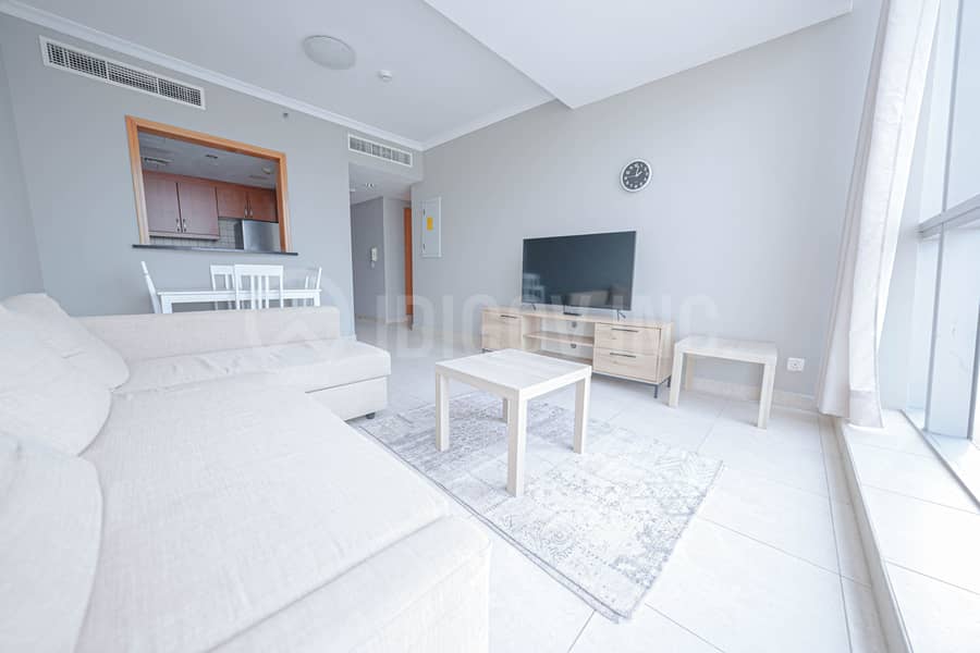 Spacious 2BR with Open Marina View | Near Metro | 125K - Image 15