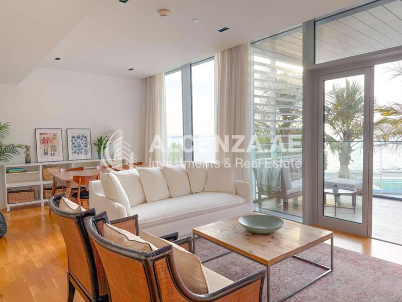 Fully Furnished 2BR Plus Maid's Room | Sea View