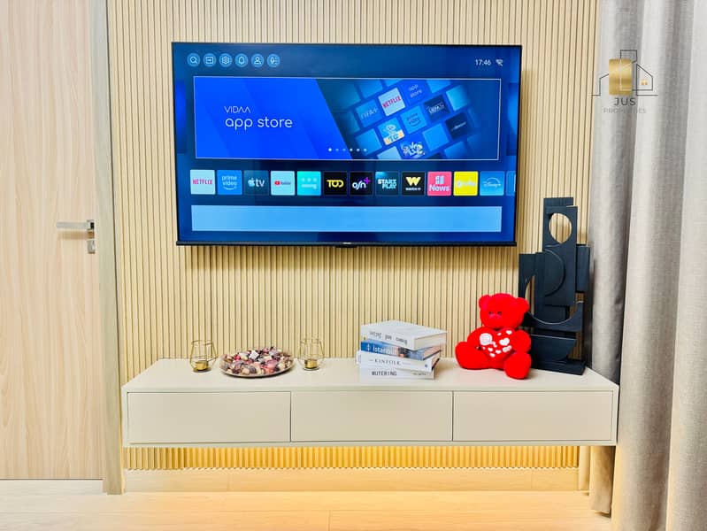 Full Luxury Furnished | Premium 1 B/R | Chiller Free | All Amenities | Pool View