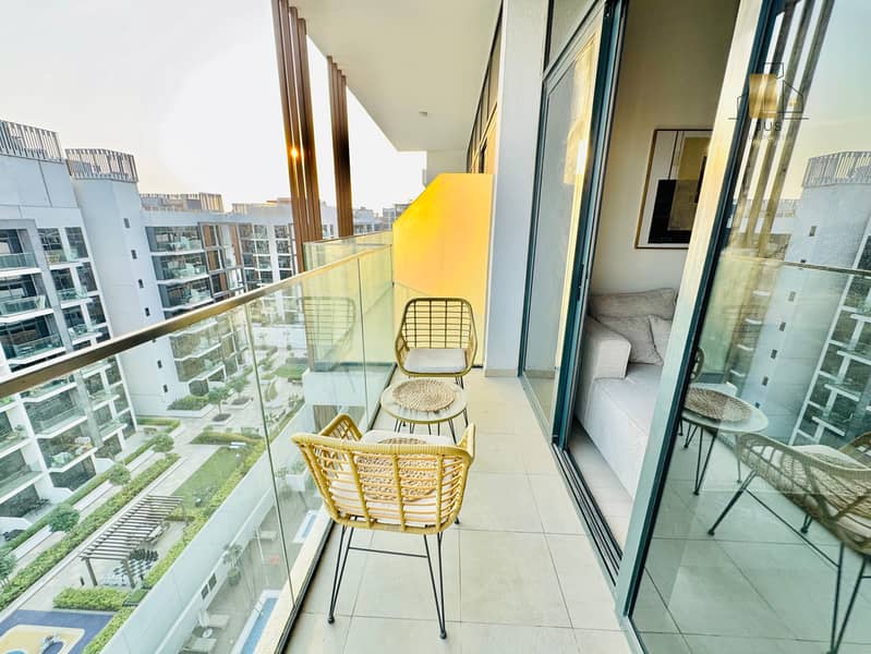 Full Luxury Furnished | Premium 1 B/R | Chiller Free | All Amenities | Pool View - Image 13