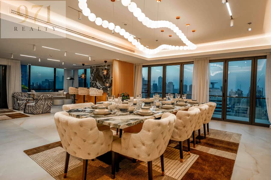 Magnificently Furnished | 5-BR Penthouse | Marina Skyline Views - Image 13