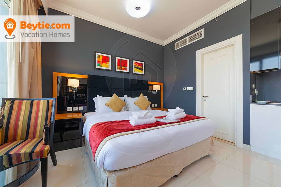 An Elegant Fully Furnished Studio Apartment in Capital Bay A, Business Bay