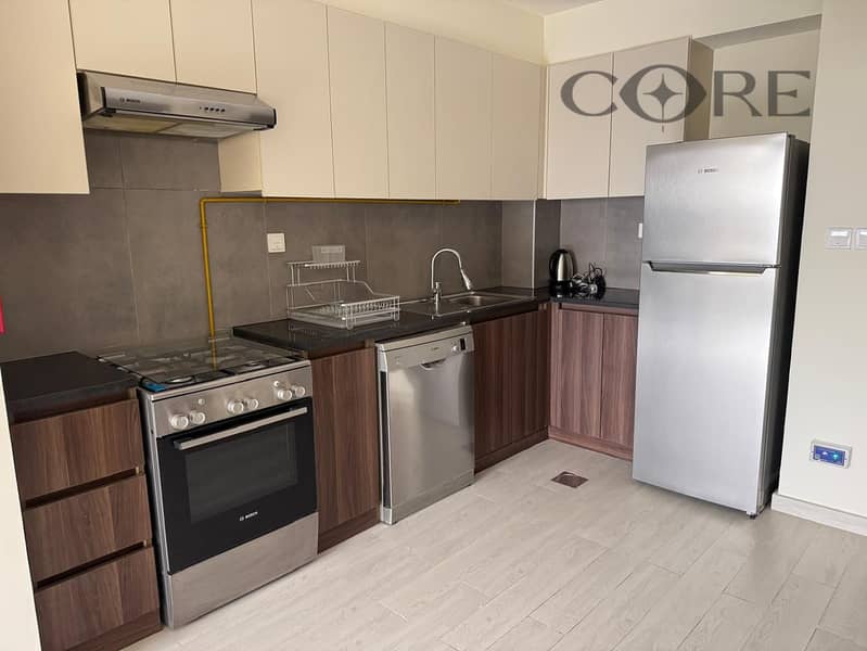 Bright 1-BR | Semi-Furnished | 6 cheques | New Building