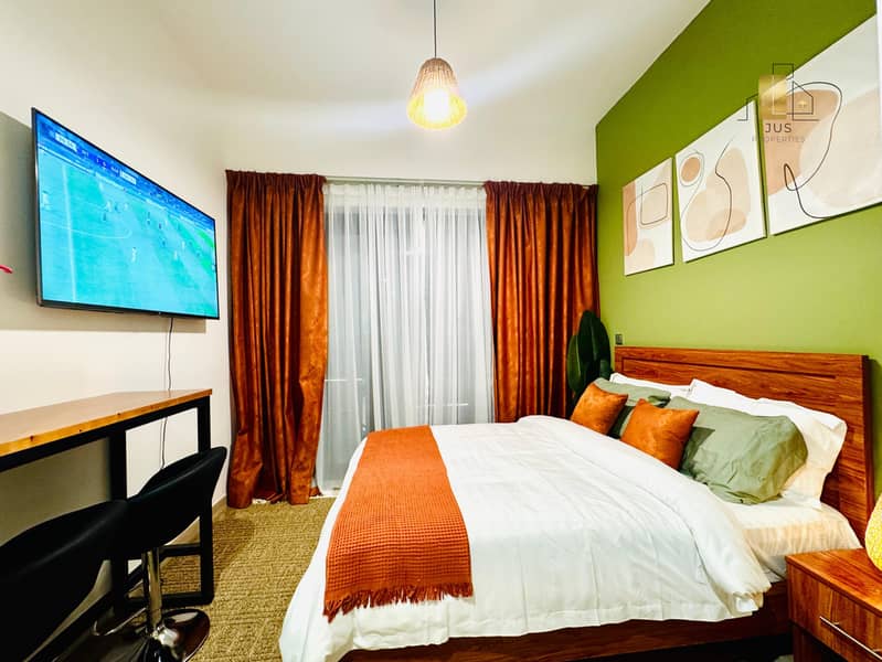 Fully Furnished | Cozy Studio | Chiller Free | 12 Cheque’s (Monthly Payment)