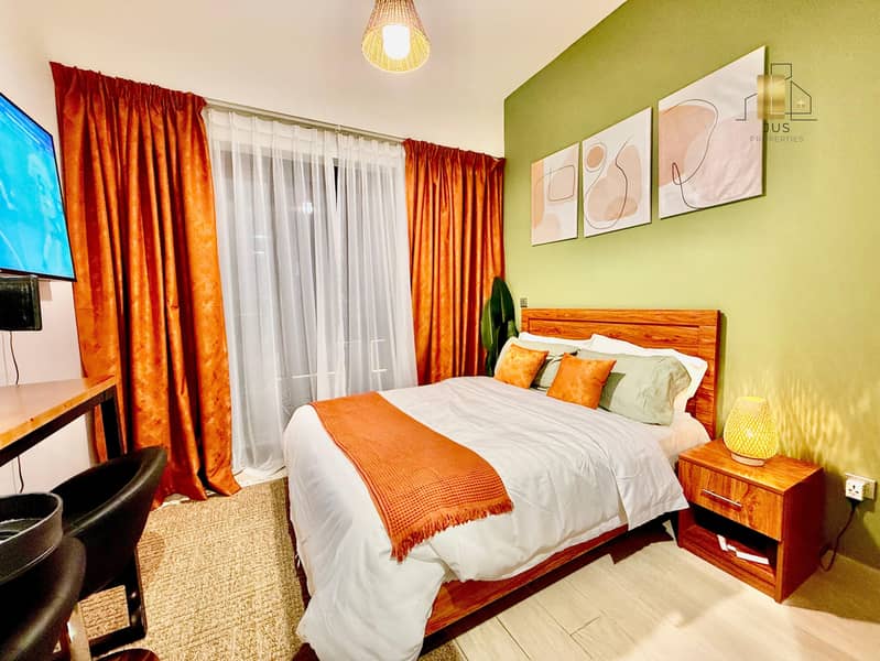 Fully Furnished | Cozy Studio | Chiller Free | 12 Cheque’s (Monthly Payment)