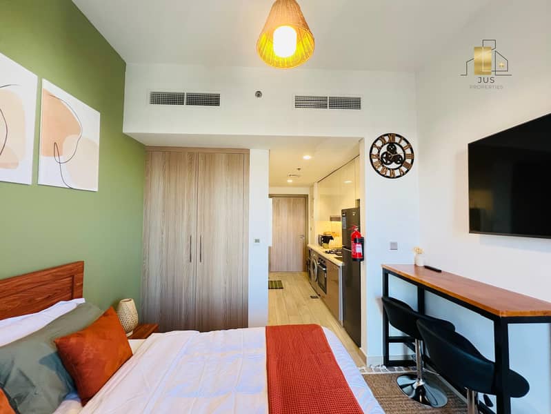 Fully Furnished | Cozy Studio | Chiller Free | 12 Cheque’s (Monthly Payment)