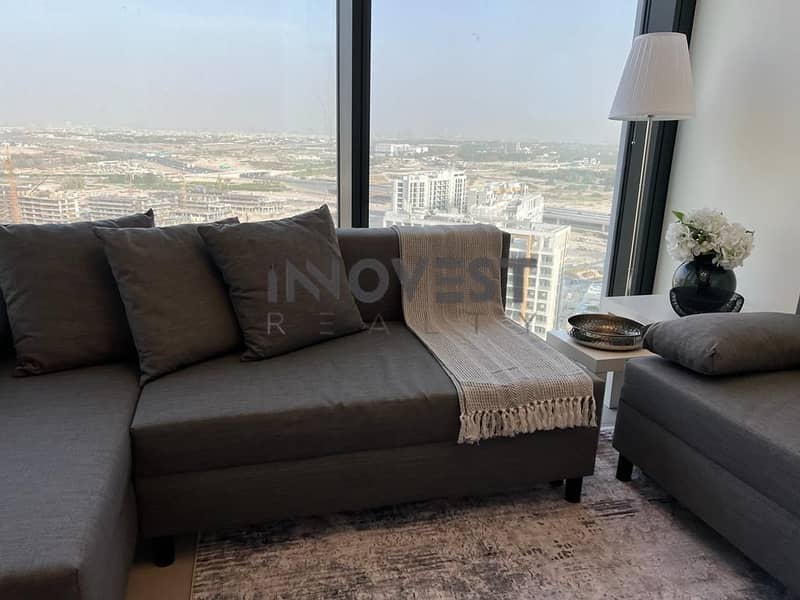 Stunning 1 Bedroom Apartment | High Floor | Lagoon View | Furnished