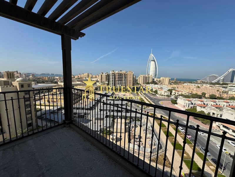 BRAND NEW 4BR MAIDS FULL SEA & BURJ AL ARAB VIEW SHARED POOL GYM - Image 22