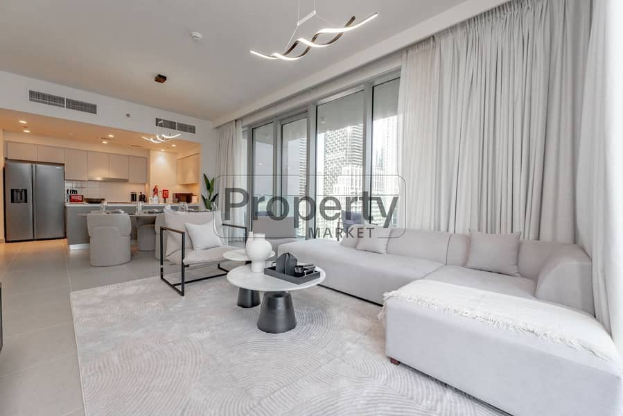 Meticulously-Furnished | Balcony | Fountain Views