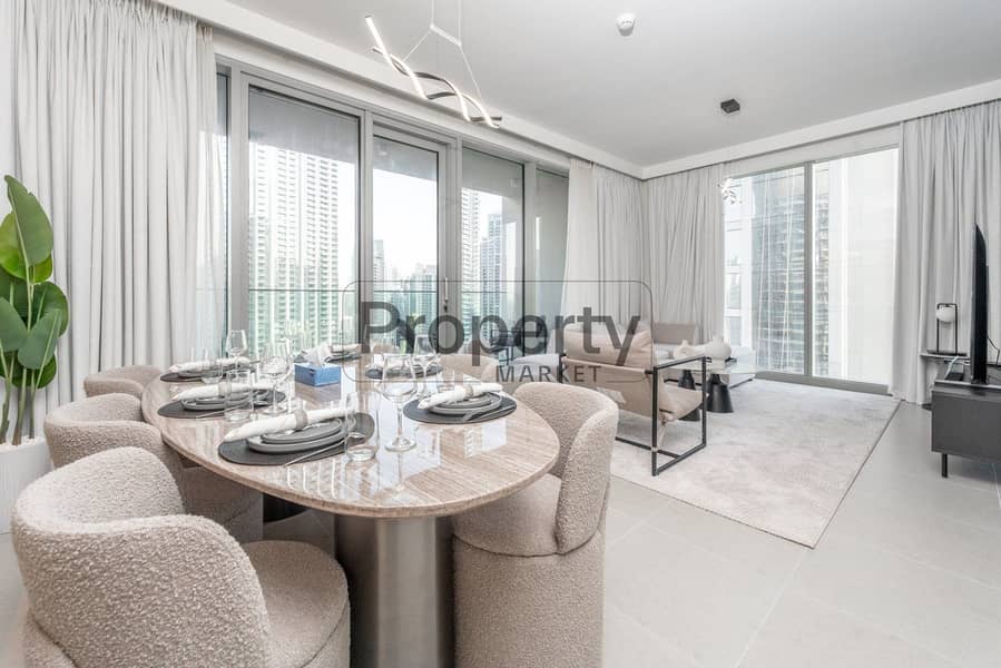 Meticulously-Furnished | Balcony | Fountain Views