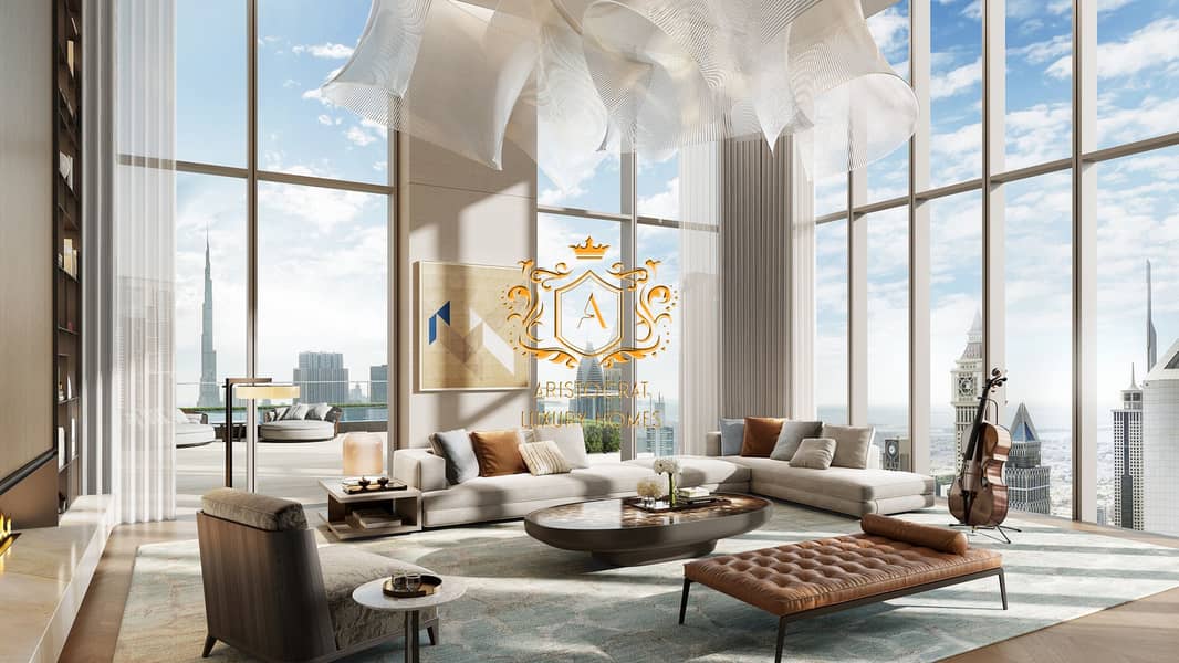 Ultra-Luxury 4BR Sky Residence | Dubai Frame View | DLD Waived