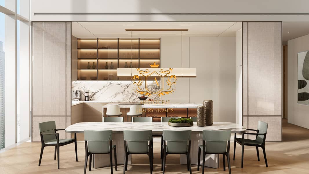 Ultra-Luxury 4BR Sky Residence | Dubai Frame View | DLD Waived