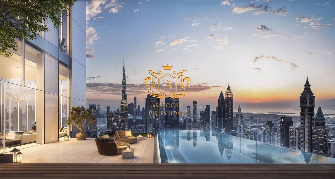 Ultra-Luxury 4BR Sky Residence | Dubai Frame View | DLD Waived