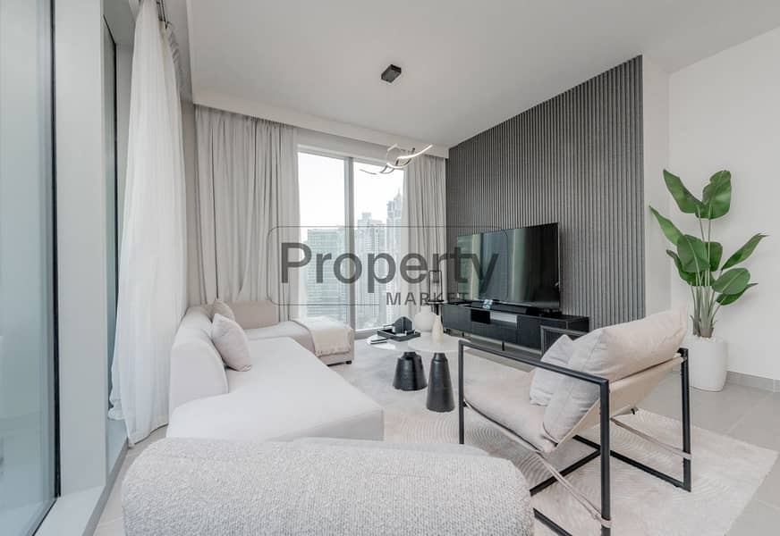 Meticulously-Furnished | Balcony | Fountain Views