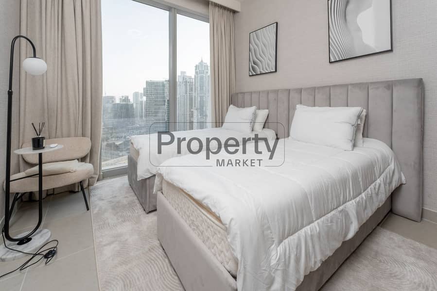 Meticulously-Furnished | Balcony | Fountain Views - Image 18