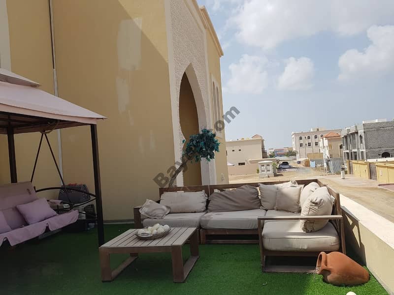 Central AC super deluxe villa for rent in ajman al mowaihat