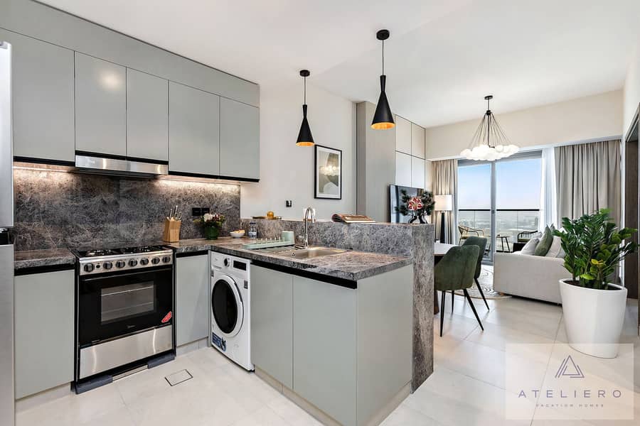 Stylish One-bedroom Apartment at Damac Hills Golf Gate - Image 11