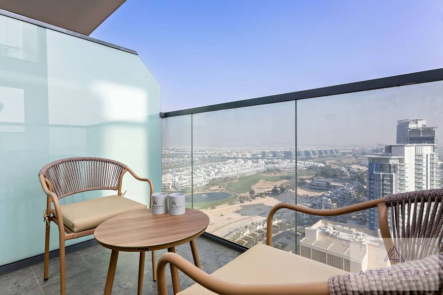 Stylish One-bedroom Apartment at Damac Hills Golf Gate - Image 18