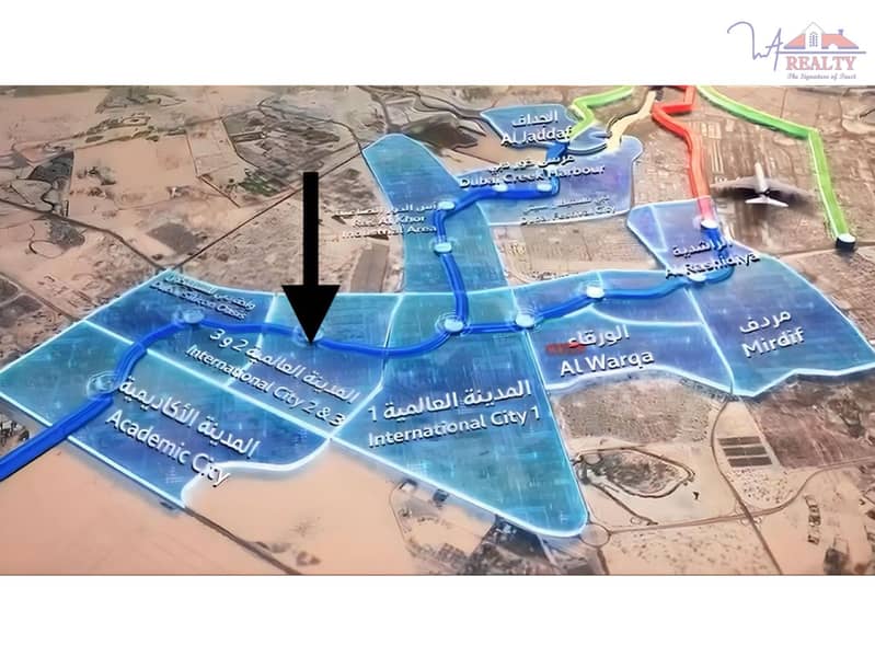 Studio with Balcony | The Maiden Res Warsan Fourth