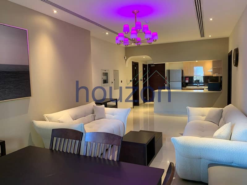 Modern + Spacious 2BR | Burj View | Furnished